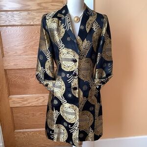 ROSS MAYER Silk Blend Brocade Cocktail Jacket Size 8
